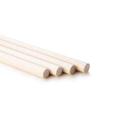 1/2" x 36" Poplar Wood Dowel