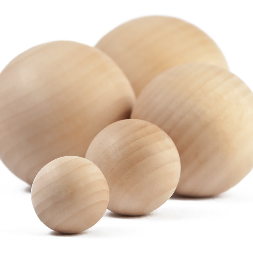 Solid Wood Balls